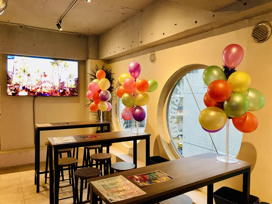 Friendz venue interior arranged for guests